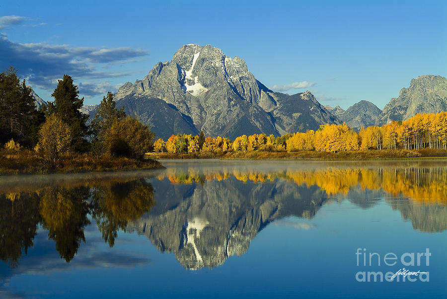 Grand Teton National Park Photograph - Autumn Reflections  by Bon and Jim Fillpot