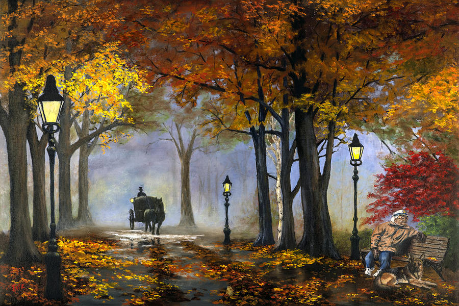 Autumn Painting by Rick Fitzsimons