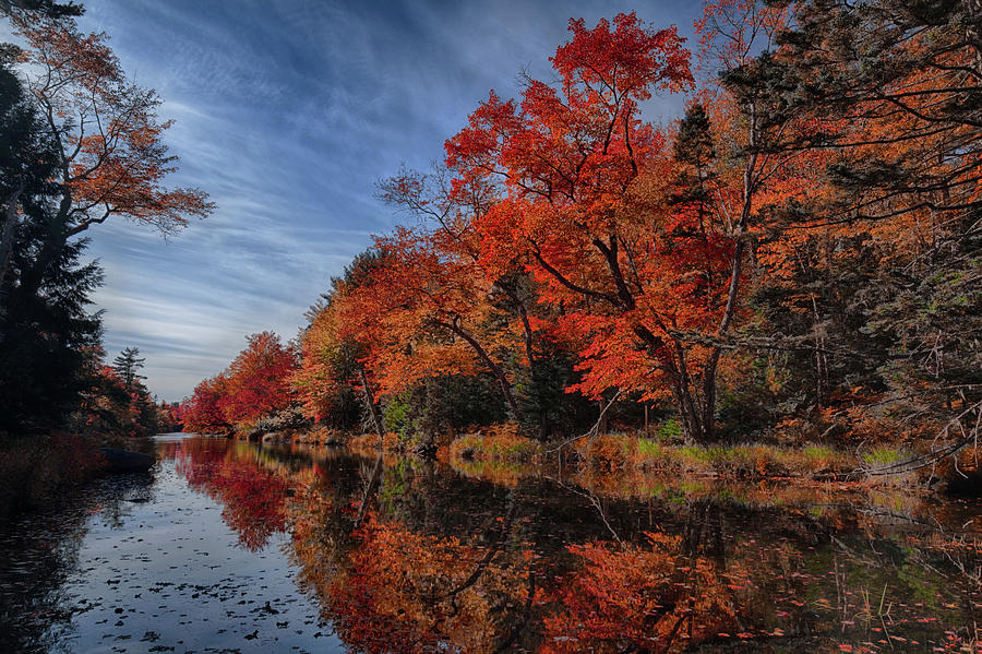 Autumn River Paradise Photograph by Irwin Barrett