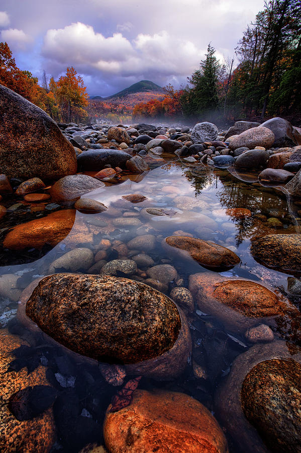 New Hampshire Photograph - Autumn River by Vincent James New Hampshire Photograph - Autumn River by Vincent James