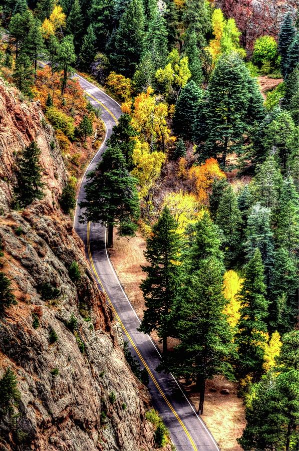 Autumn Road Photograph by Jerry Sodorff