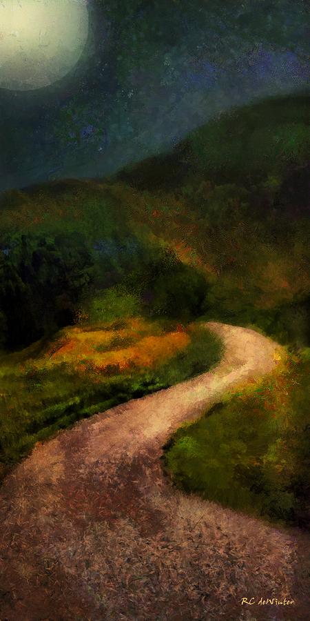 Autumn Road Painting by RC DeWinter