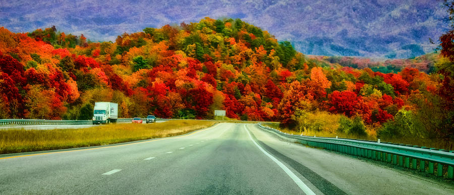 Autumn Road Trip Photograph by Ola Allen - Fine Art America