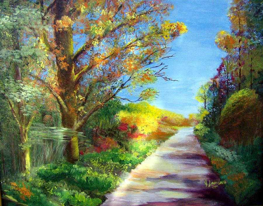 Autumn Roads Painting by Julie Lamons - Fine Art America