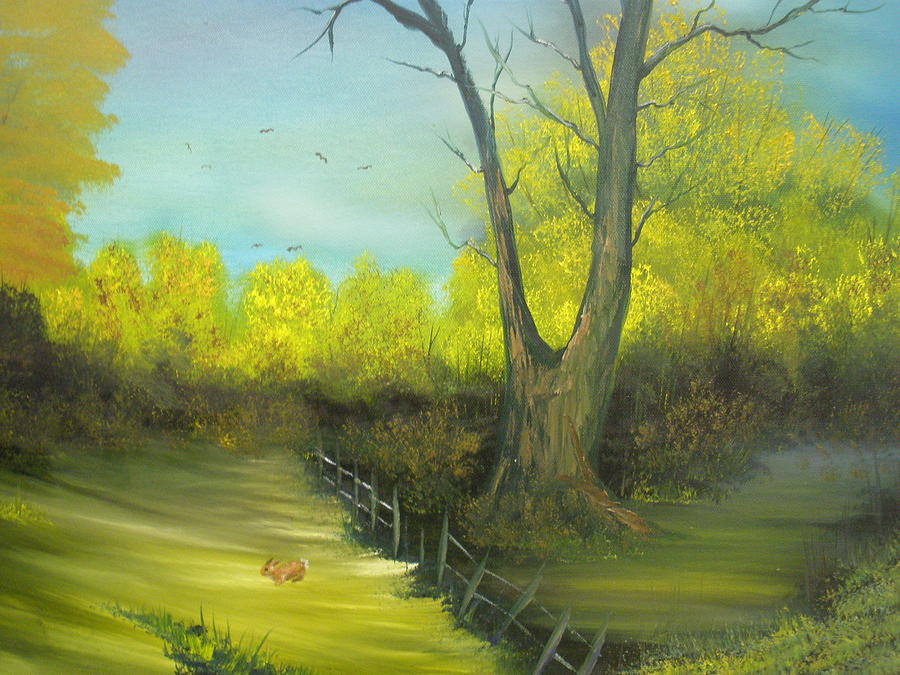 Nature Painting - Autumn by Ron Sargent