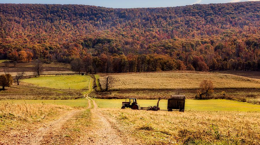 Autumn Rural Scene - West Virginia Photograph by Mountain Dreams