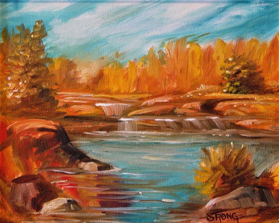 Autumn  Painting by Sherry Strong