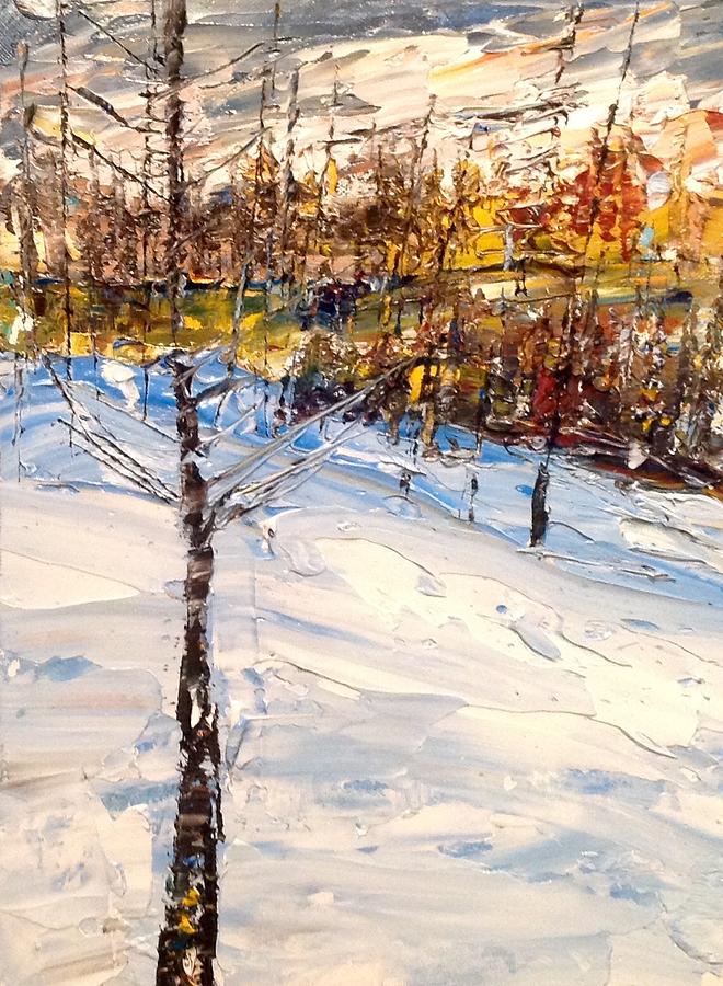 Autumn Snow No.2 Painting by Desmond Raymond