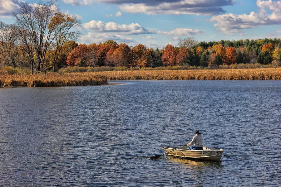 Autumn Solitude Photograph by Pat Cook