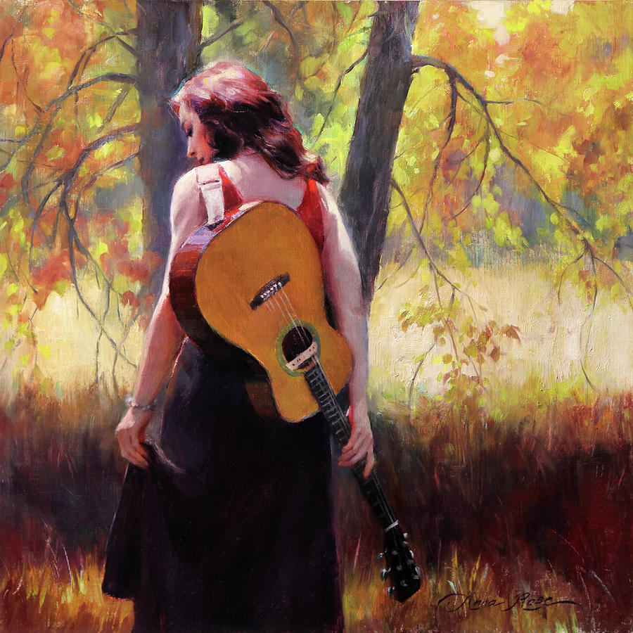 Fall Painting - Autumn Song by Anna Rose Bain