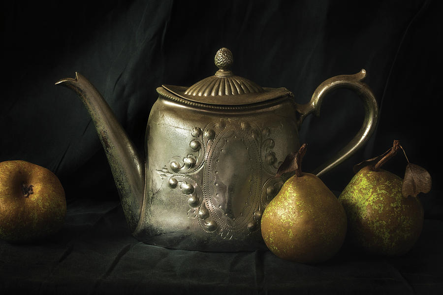 Pear Photograph - Autumn Sorrow by Amy Weiss