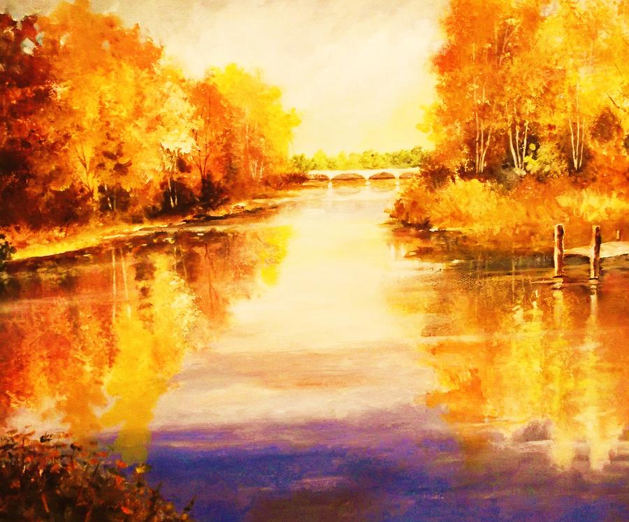 The Beauty and Splendor of Autumn Painting by Al Brown