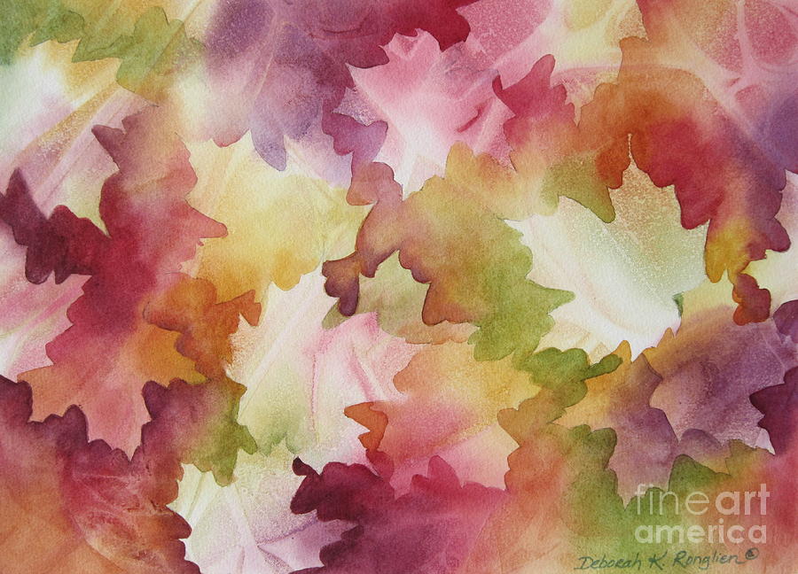 Autumn Splendor Painting by Deborah Ronglien