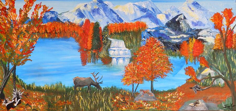 Autumn Splendor Painting by Jayne Kerr