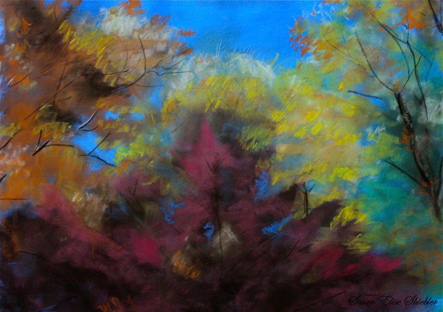 Autumn Splendor Painting by Susan Elise Shiebler