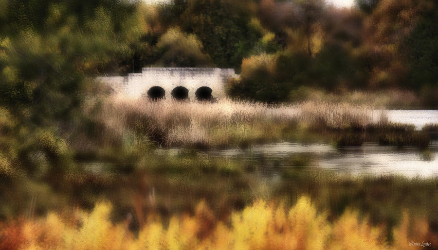 Autumn Stone Bridge Photograph by Anna Louise