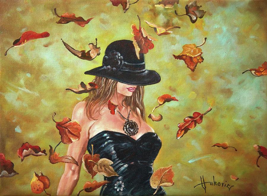 Fall Painting - Autumn story by Dusan Vukovic