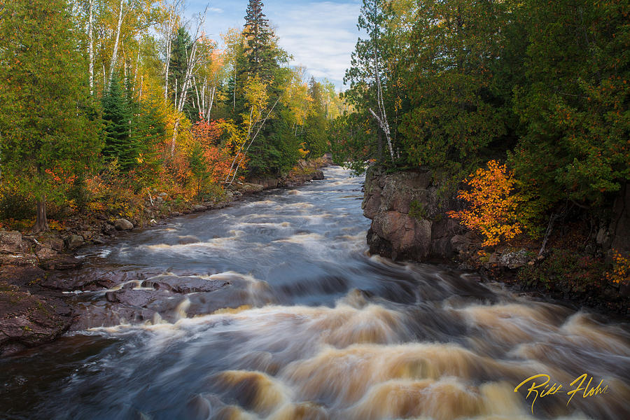 Autumn Streamside Photograph by Rikk Flohr