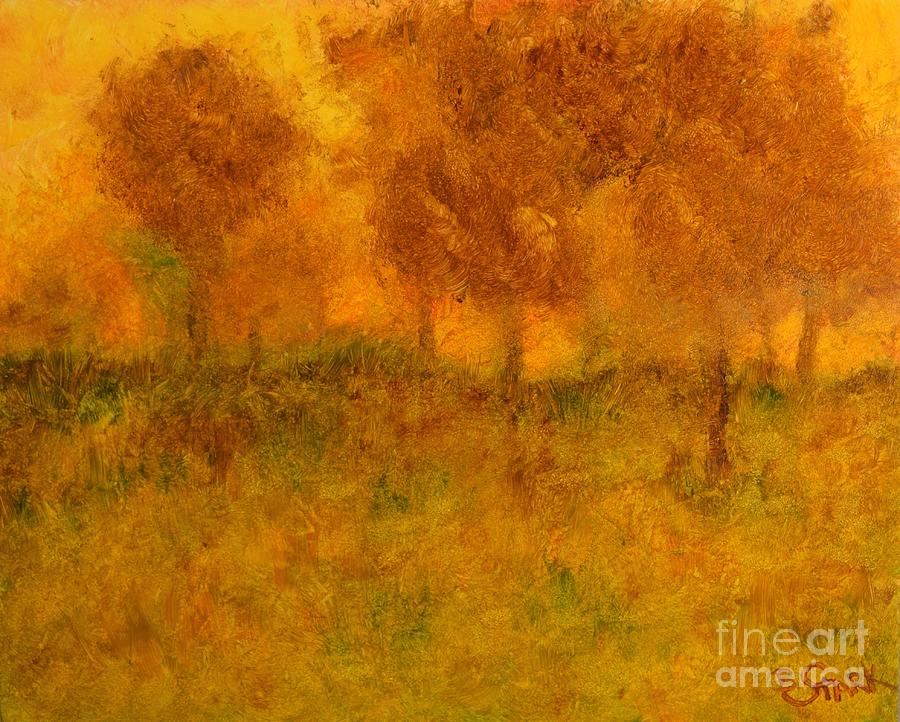 Autumn Sun Painting by Barrie Stark