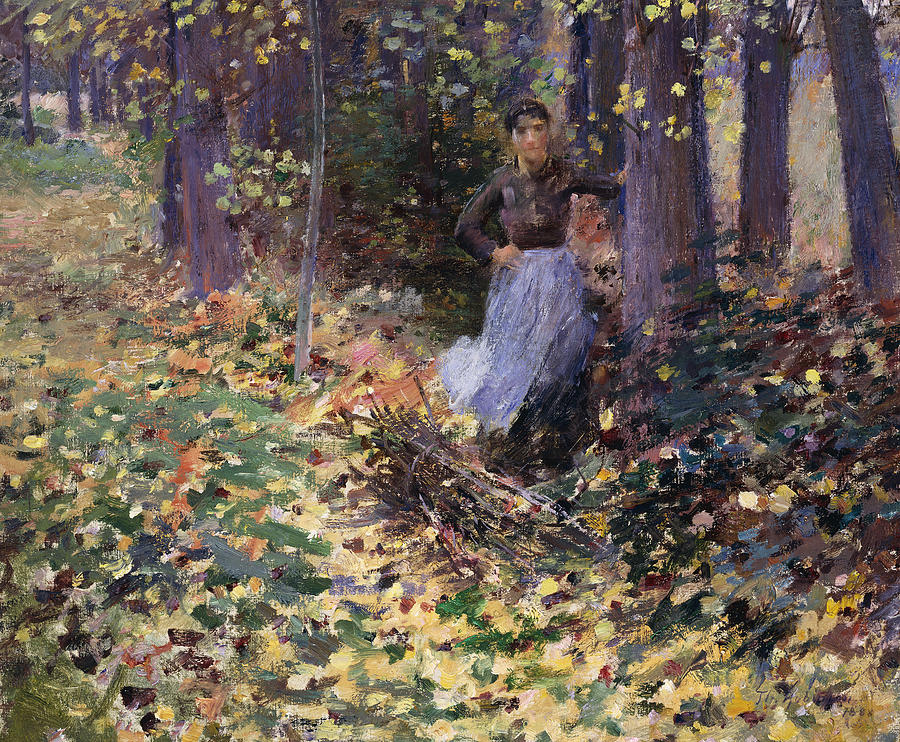 Autumn Sunlight, 1888 Painting by Theodore Robinson