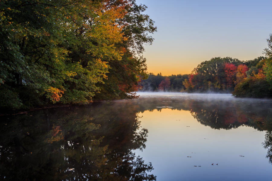 Autumn Sunrise Photograph by Bryan Bzdula