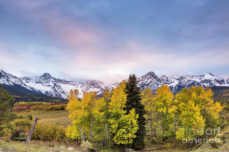 Autumn sunset, Ridgeway Colorado Photograph by Daryl L Hunter | Fine ...