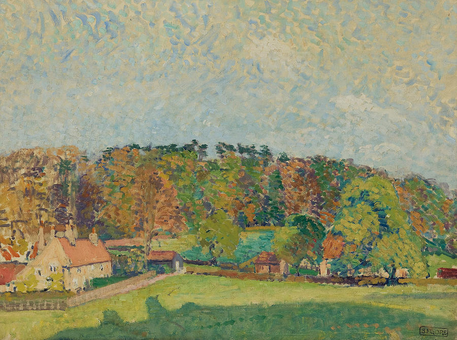 Autumn, Sussex Painting by Spencer Gore