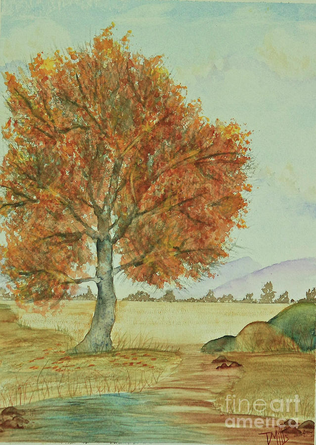 Autumn Painting by Terri Mills