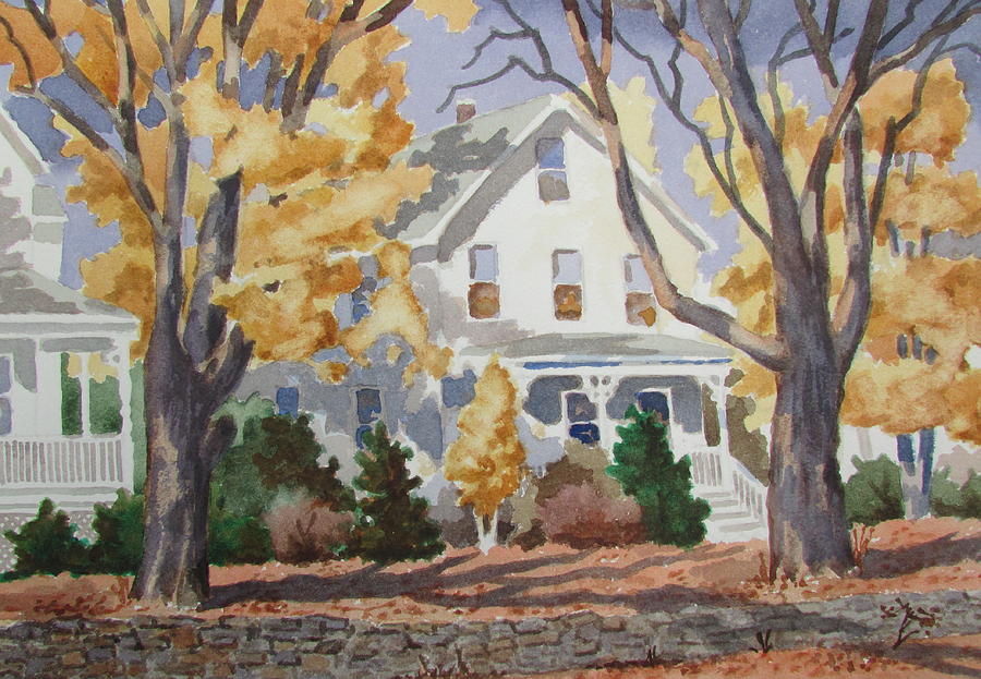 Autumn Painting by Tony Caviston