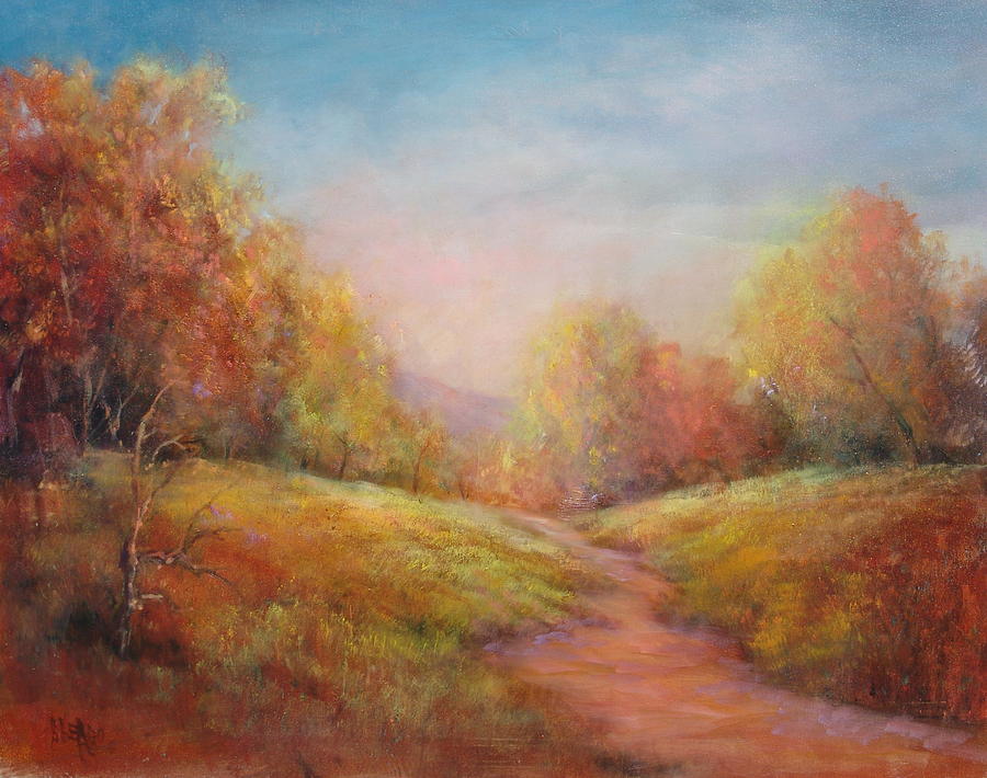 Autumn Trails Painting by Sally Seago - Fine Art America