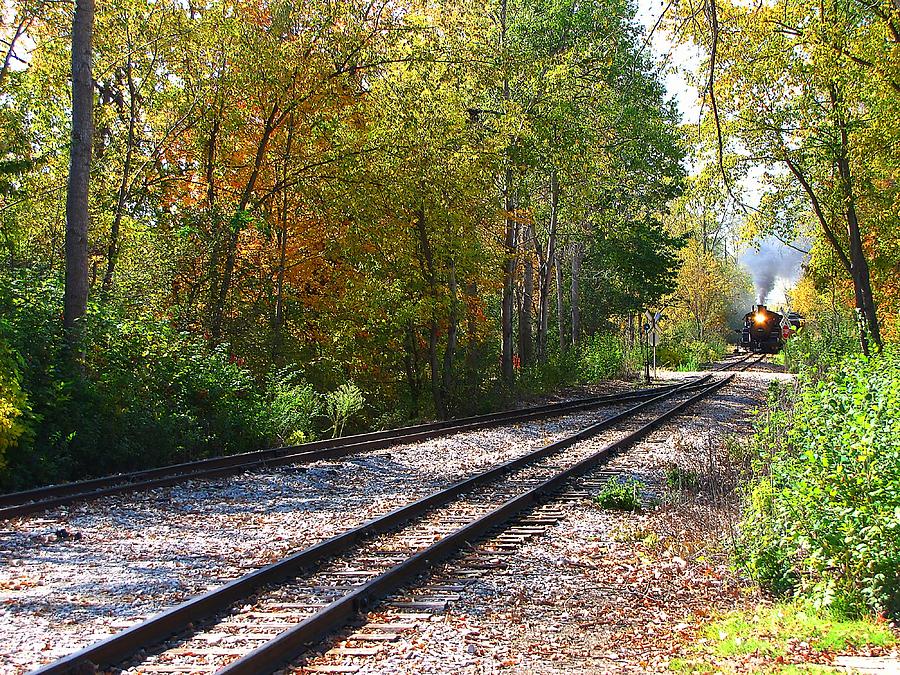 Autumn Train Photograph by Scott Hovind