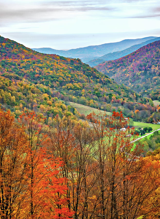 Autumn Valley Photograph by Steve Harrington