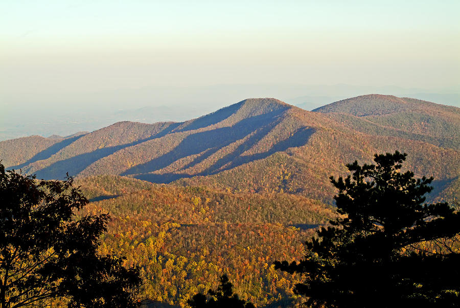 Autumn View Highlands NC Photograph by Michael Whitaker
