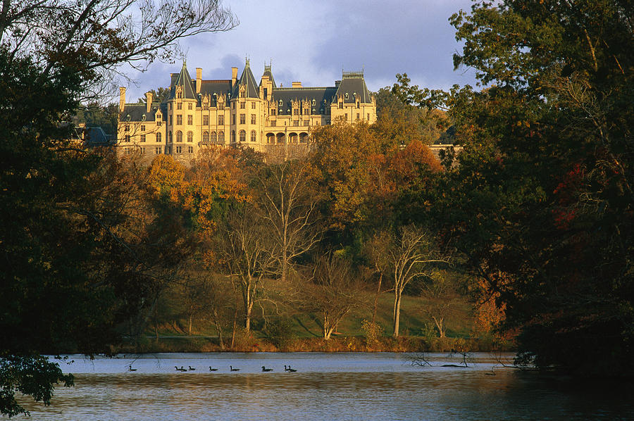 Autumn View Of The Biltmore Photograph by Melissa Farlow