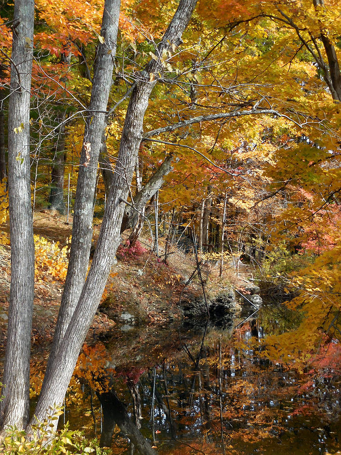 Autumn vintage landscape 4 Painting by Jeelan Clark - Fine Art America