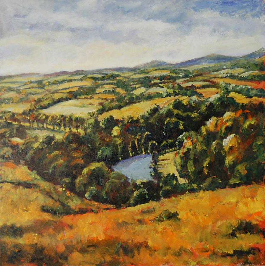 Autumn Vista Painting by Ingrid Dohm