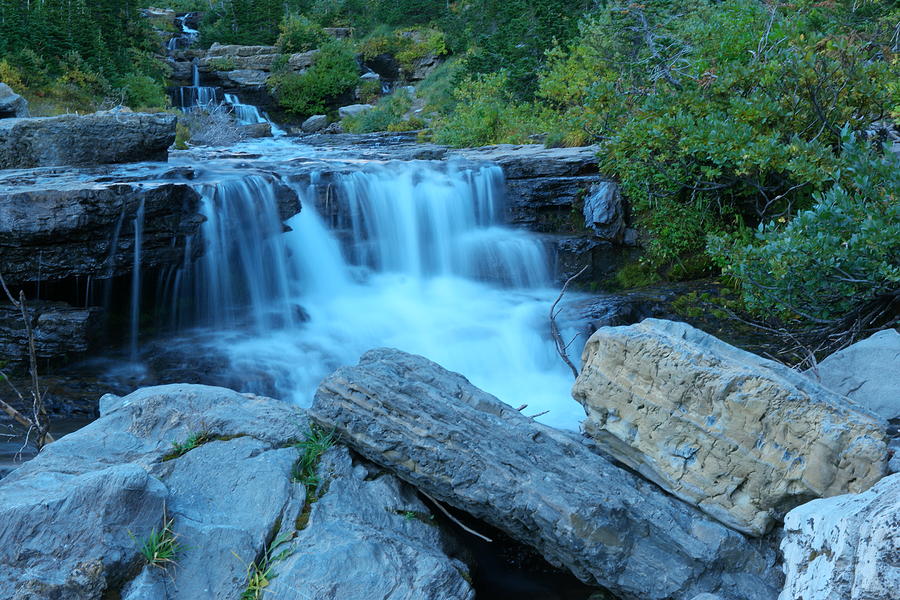 Autumn Waterfall Photograph
