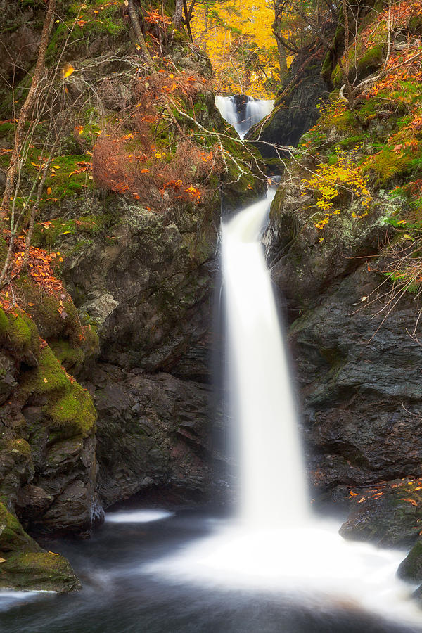 Autumn Waterfalls At McCarthy Brook Photograph by Irwin Barrett