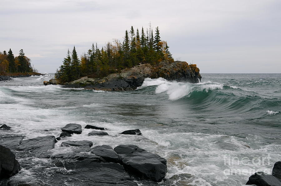 Autumn Waves Photograph by Sandra Updyke