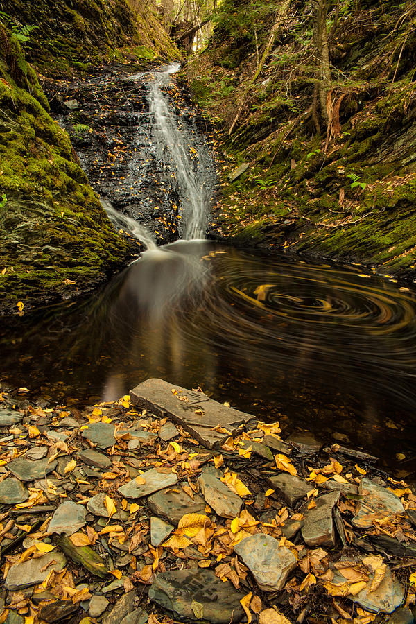 Autumn Whirlpool Photograph by Irwin Barrett