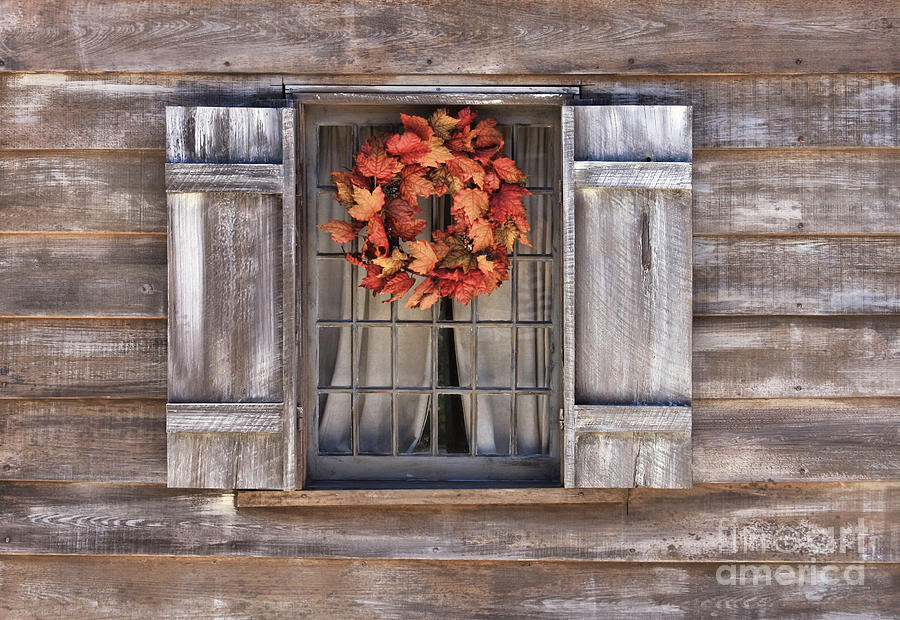 Autumn Window Photograph by Jayne Carney