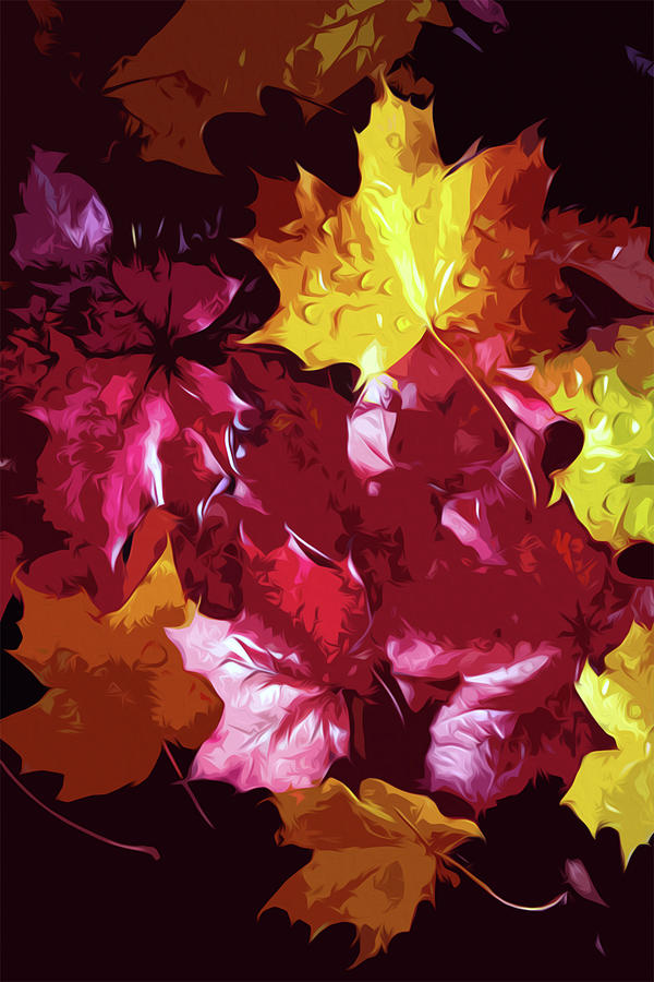 Autumnal Carpet Painting by AM FineArtPrints