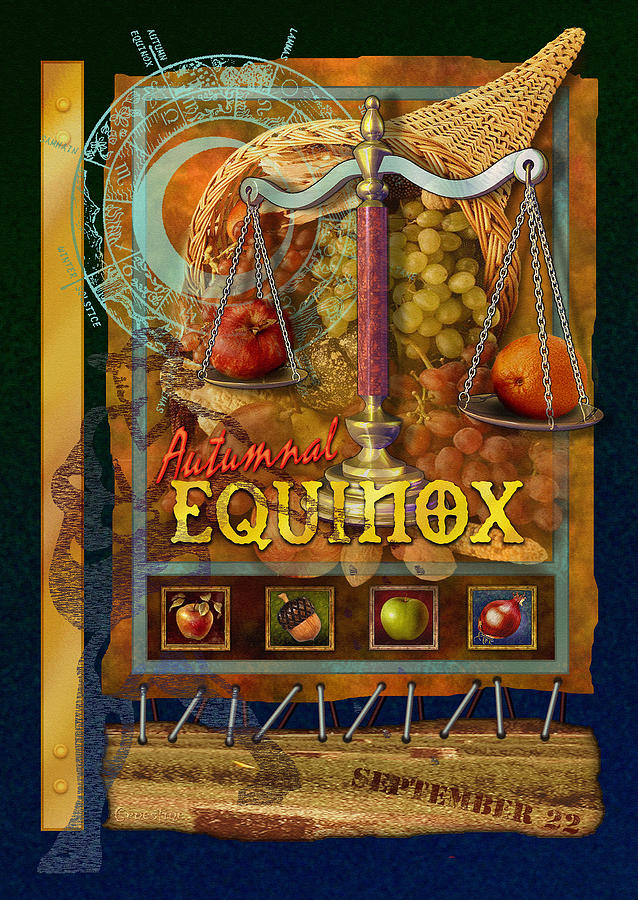 Autumnal Equinox Digital Art by ErnestineGrindal SaraClarke