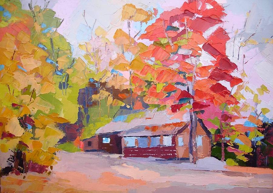 Autumne Painting by Kim PARDON