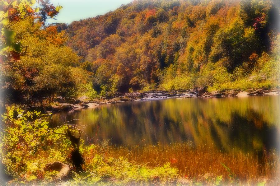 Autumns Hills Reflection Photograph by Stacie Siemsen
