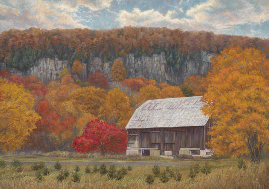 Autumns Majesty Painting by Lucie Bilodeau