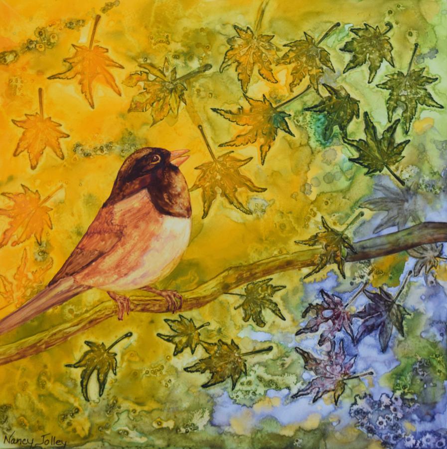Autumns Song Painting by Nancy Jolley