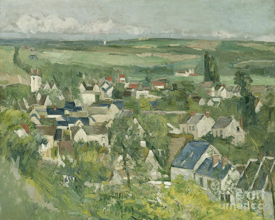 Paul Cezanne Painting - Auvers, Panoramic View by Paul Cezanne by Paul Cezanne