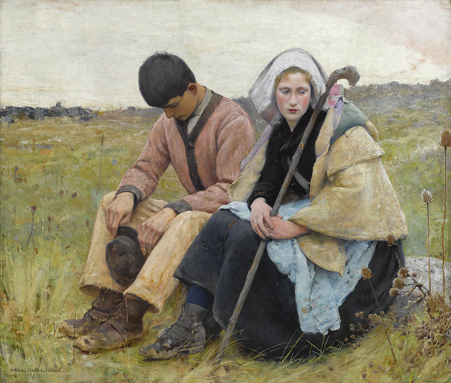 Auvers-Sur-Oise Painting by Charles Sprague Pearce