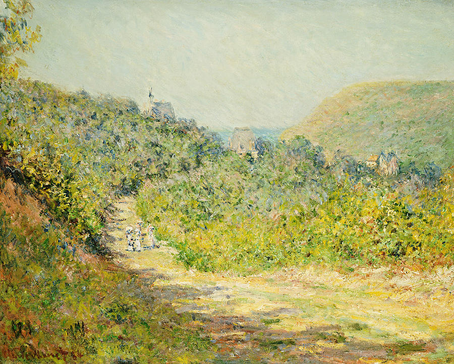 Claude Monet Painting - Aux Petites Dalles by Claude Monet